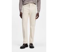 BOSS Jean coupe droite en denim italien écru - Style H-Ogden_RMW, 50568863 Naturel 33/34
