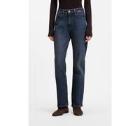 BOSS Jean droit en denim stretch bleu à délavage marbré - Style PARKWAY-SLIM STR 2.0, 50569576 Bleu foncé 31/32