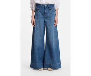 BOSS Jean large taille haute à délavage vintage - Style C_JANE HR, 50564408 Bleu 31/32