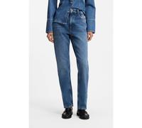 BOSS Jean Regular en denim mi-foncé doux au toucher peau de pêche - Style C_ADA SLIM HR 2.0, 50564443 Bleu foncé 27/28