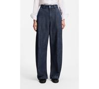BOSS Jean Relaxed en denim texturé à tissage ouvert - Style SEASONAL BARREL, 50564373 Bleu foncé 32/30