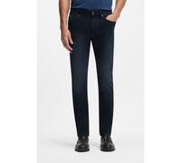 BOSS Jean Slim Delaware en maille denim bleue - Style P-Delaware, 50551425 Bleu foncé 30/32