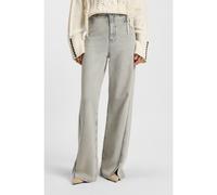 BOSS Jean Wide en denim gris avec fentes à la base - Style C_MARLENE HR SPLIT, 50542436 Gris chiné 30/32