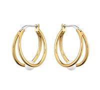 BOSS Jewelry Boucles d'Oreilles Créoles pour Femme Collection CORA en Or Jaune - 1580267