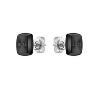 BOSS Jewelry Boucles D'oreilles Puces pour Homme Collection YANN avec Placage en Noir (IP) - 1580474