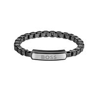 BOSS Jewelry Bracelet en Chaîne pour Homme Collection DEVON en Acier Inoxydable à Deux Coloris, avec Placage Or Jaune ou Noir