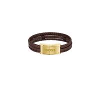 BOSS Jewelry Bracelet en Cuir pour Homme Collection GALEN Couleur Marron - 1580424