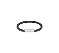 BOSS Jewelry Bracelet pour Homme Collection BRAIDED LEATHER Noir - 1580152