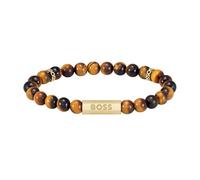 BOSS Jewelry Bracelet pour Homme Collection SPHERE STONES Avec pierres œil de tigre