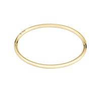BOSS Jewelry Collie, Jonc et Boucles d'Oreilles Créoles pour Femme Collection LIVE en Acier Inoxydable avec placage Or Jaune avec un Charm