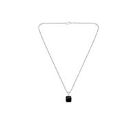 BOSS Jewelry Collier avec Pendentif pour Homme Collection ODELL en Acier Inoxydable Avec Onyx Noir - 1580648