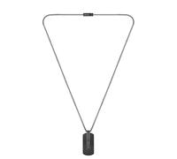 Collier Homme Boss Bijoux en Acier Noir Noir