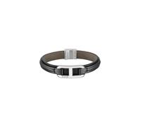 BOSS Jewelry Collier Collection KODE Bracelet en Cuir Noir pour Homme