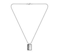BOSS Jewelry Collier pour Homme Collection ID en Acier inoxidable - 1580302