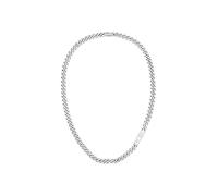 BOSS Collier argenté avec chaine à maillons arrondis et maillon logoté - Style KASSY, HB1580769 Couleur argentée pcs.