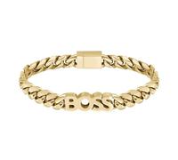 BOSS Jewelry Collier pour homme plaqué or jaune