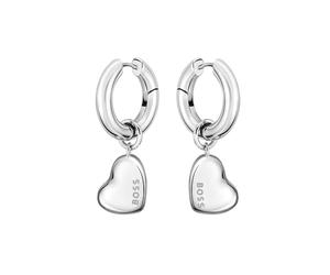 BOSS Jewelry Pendants d'oreilles pour Femme Collection HONEY LOVE en Acier inoxidable et Or Jaune