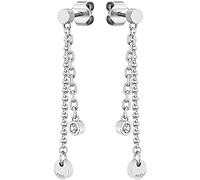 BOSS Jewelry Pendants d'Oreilles pour Femme Collection IRIS en Acier Inoxydable avec des Cristaux - 1580332