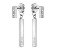 BOSS Jewelry Pendants d'Oreilles pour Femme Collection SAYA en Acier Inoxydable avec des Cristaux - 1580282