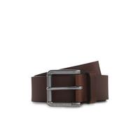 BOSS Ceinture Joris_Sz40 cuir lisse boucle à ardillon Marron foncé 80 Homme