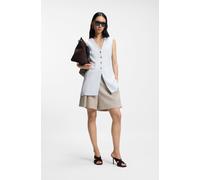 Boss - Gilet Julinial - Femme - Vestes - Bleu - Taille: 34 FR