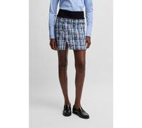 BOSS Jupe courte en tweed multicolore - Style Vosola, 50531905 Bleu à motif 48