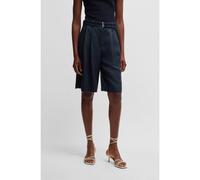 BOSS Jupe-culotte large Relaxed à ceinture - Style Tilena-W, 50537809 Bleu foncé 36