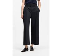 BOSS Jupe-culotte Relaxed en coton stretch - Style Tulotta, 50551913 Bleu foncé 48