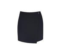 BOSS Jupe courte portefeuille en crêpe - Style Vandera, 50541978 Bleu foncé 40