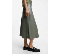 BOSS Jupe en similicuir - Style Ventara1, 50564756 Vert sombre 42