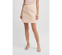 BOSS Jupe en tweed avec taille en coton stretch - Style Vetona, 50537913 Orange clair 44