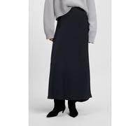 BOSS Jupe longue en satin froissé - Style C_Visos_1, 50546255 Bleu foncé 46