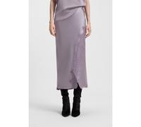 BOSS Jupe longue portefeuille en satin avec finition en dentelle - Style C_Vlace, 50548389 Violet clair 36