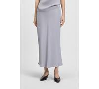 BOSS Jupe longue Regular en satin - Style Vesatie3, 50541819 Gris chiné 42