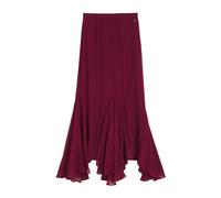 Boss - Jupe mi-longue asymétrique C Vilezia - Femme - Jupes - Rouge - Taille: 42 FR