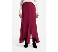 BOSS Jupe midi à ourlet asymétrique - Style C_Vilezia, 50564710 Rouge sombre 36