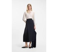 BOSS Jupe midi évasée avec plis sur le devant - Style Vateza, 50518840 Bleu foncé 40