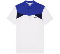 Boss Kids Block Colourblock Polo Shirt Blanc 10P 4 ans Male