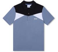 Boss Kids Block Colourblock Polo Shirt Gris moyen 049 12 ans Male
