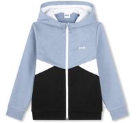 Boss Kids Block Zipped Hoodie Noir 09B 14 ans Male