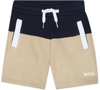 Boss Kids' Colour Block Fleece Jogger Shorts Marine 849 9 Mnth Male