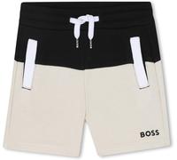 Boss Kids' Colour Block Fleece Jogger Shorts Noir 09B 9-12 mois Male