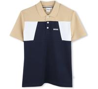 Boss Colour Block Polo Shirt Juniors Marine 849 15 - 16 ans Male