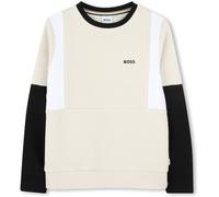 Boss Kids Colour Block Sweatshirt, Design Sweatshirt Vanille 21C 4 ans Male