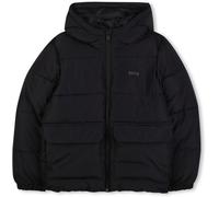 BOSS Doudoune à capuche avec logo imprimé pour enfant - Style J52396/09B04A, J52396 Noir 162