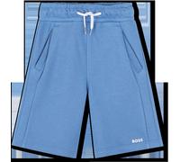 BOSS Short en polaire de coton mélangé à logo imprimé pour enfant - Style J51993/84906A, J51993 Bleu 150