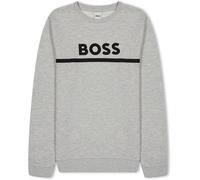 Boss Kids Large Logo Sweatshirt, Logo Design Gris A32 14 ans Male