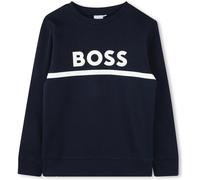 Boss Kids Large Logo Sweatshirt, Logo Design Marine 849 6Y Male