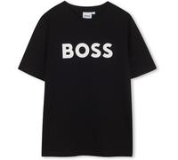 Boss Kids Large Logo T-Shirt, Bold Print Noir 09B 8 ans Male