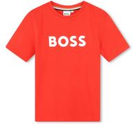 Boss Kids Large Logo T-Shirt, Logo Design Rouge 997 14 ans Male